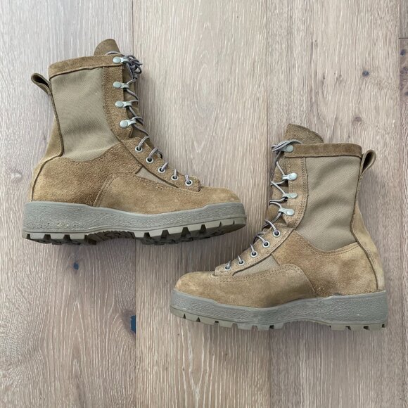 McRae Footwear Boots Men 6 W Coyote Tan Hot Weather Army Military Suede Vibram main image 10